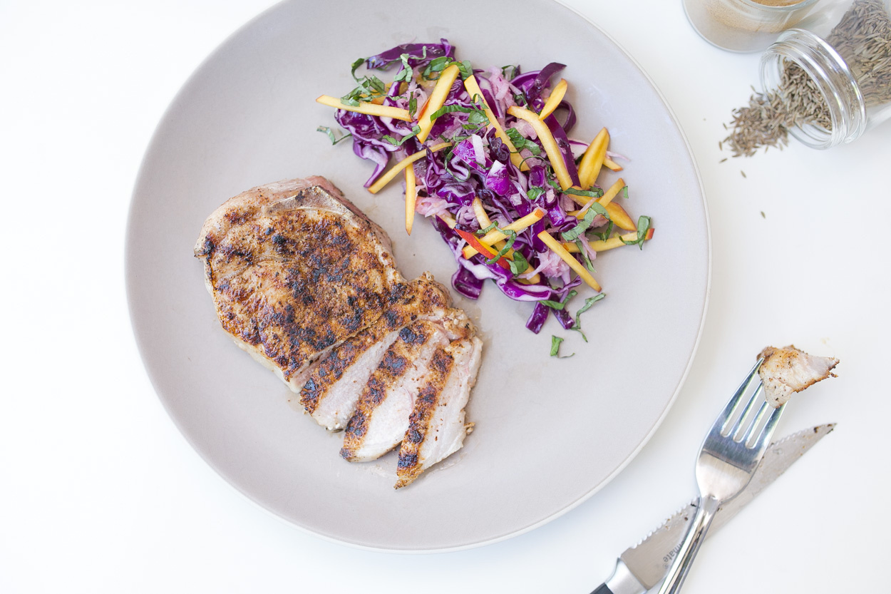 Latin Spice-Rubbed Pork Chops