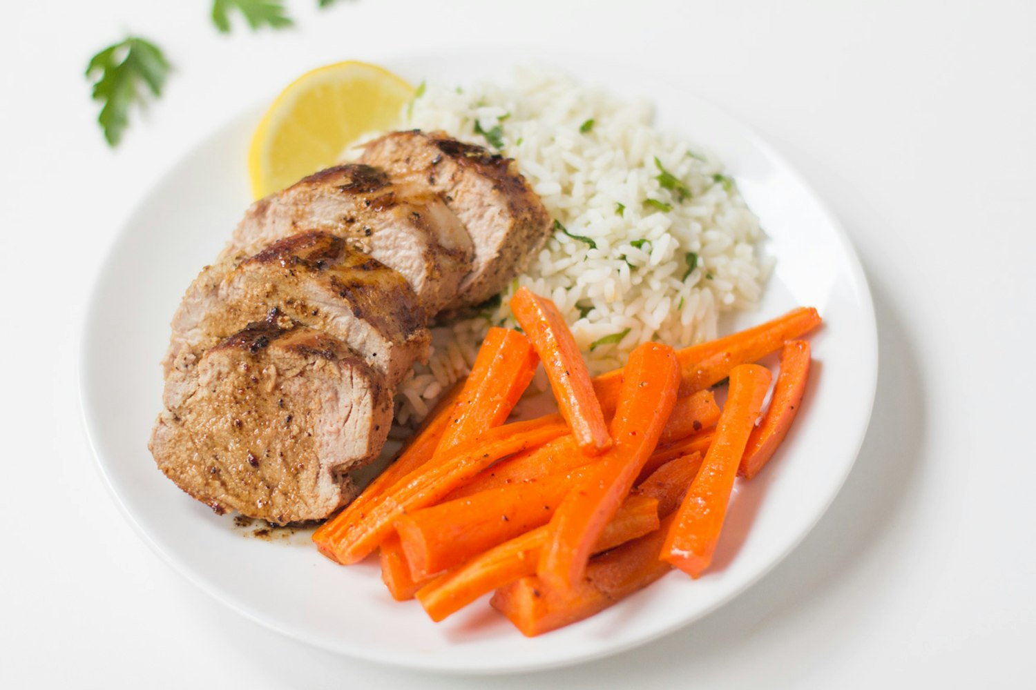 Roasted Pork Tenderloin with Herb Rice  Cook Smarts