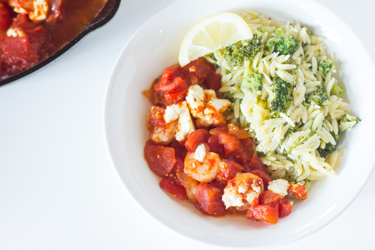 Mediterranean Baked Shrimp