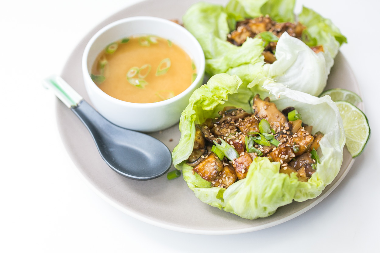 Tofu Teriyaki Lettuce Cups Cook Smarts