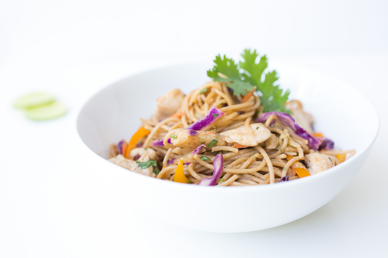 Thai Chicken Peanut Noodles