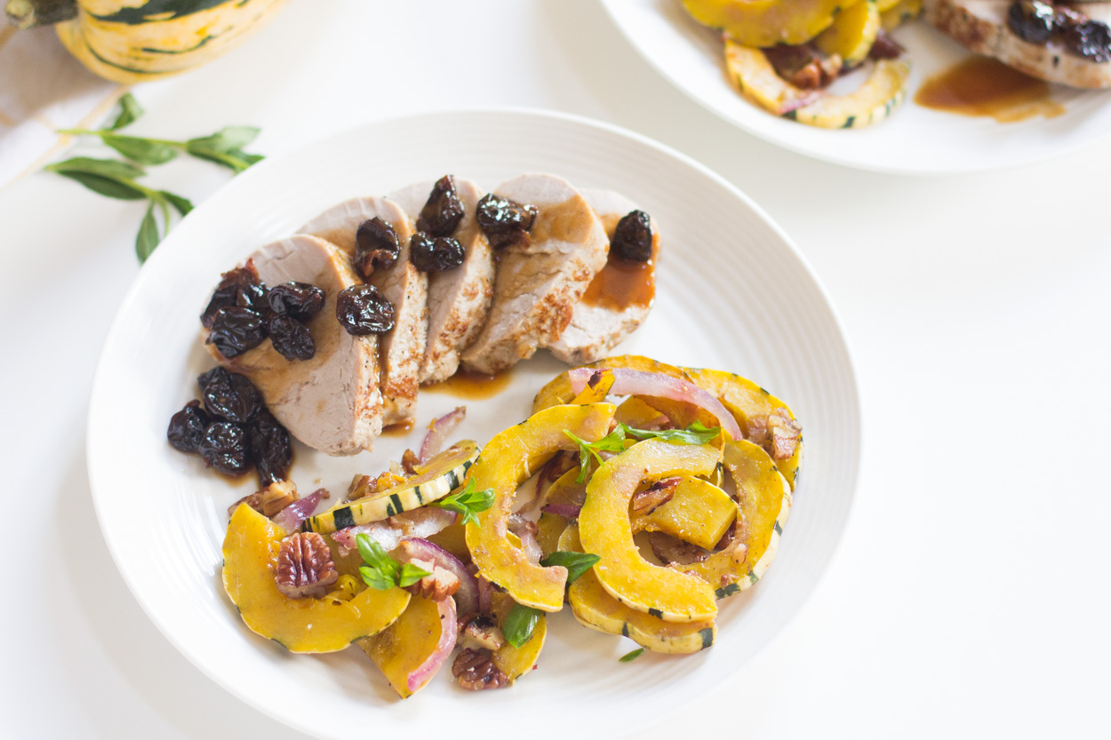 Pork Tenderloin with Cranberry Pan Sauce