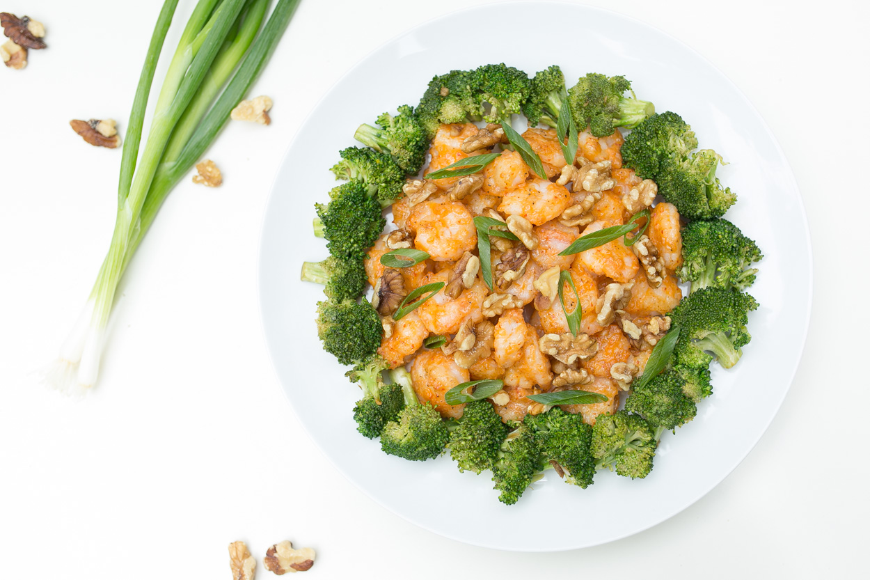 Sriracha-Honey Shrimp