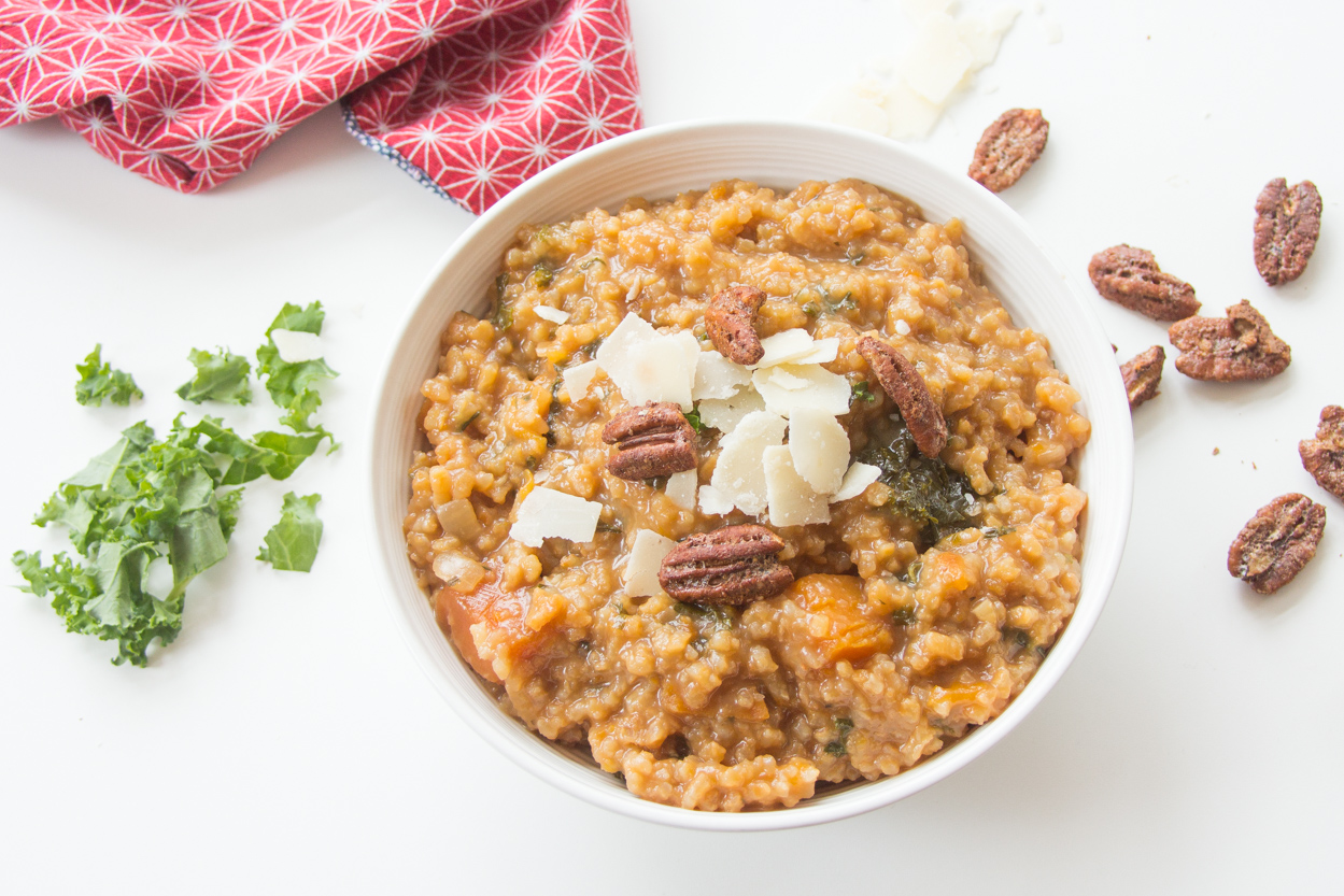 Baked Butternut Squash Risotto