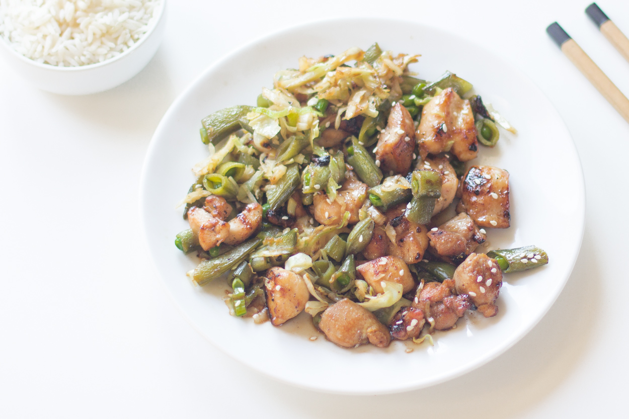Chicken Yakitori Stir-Fry
