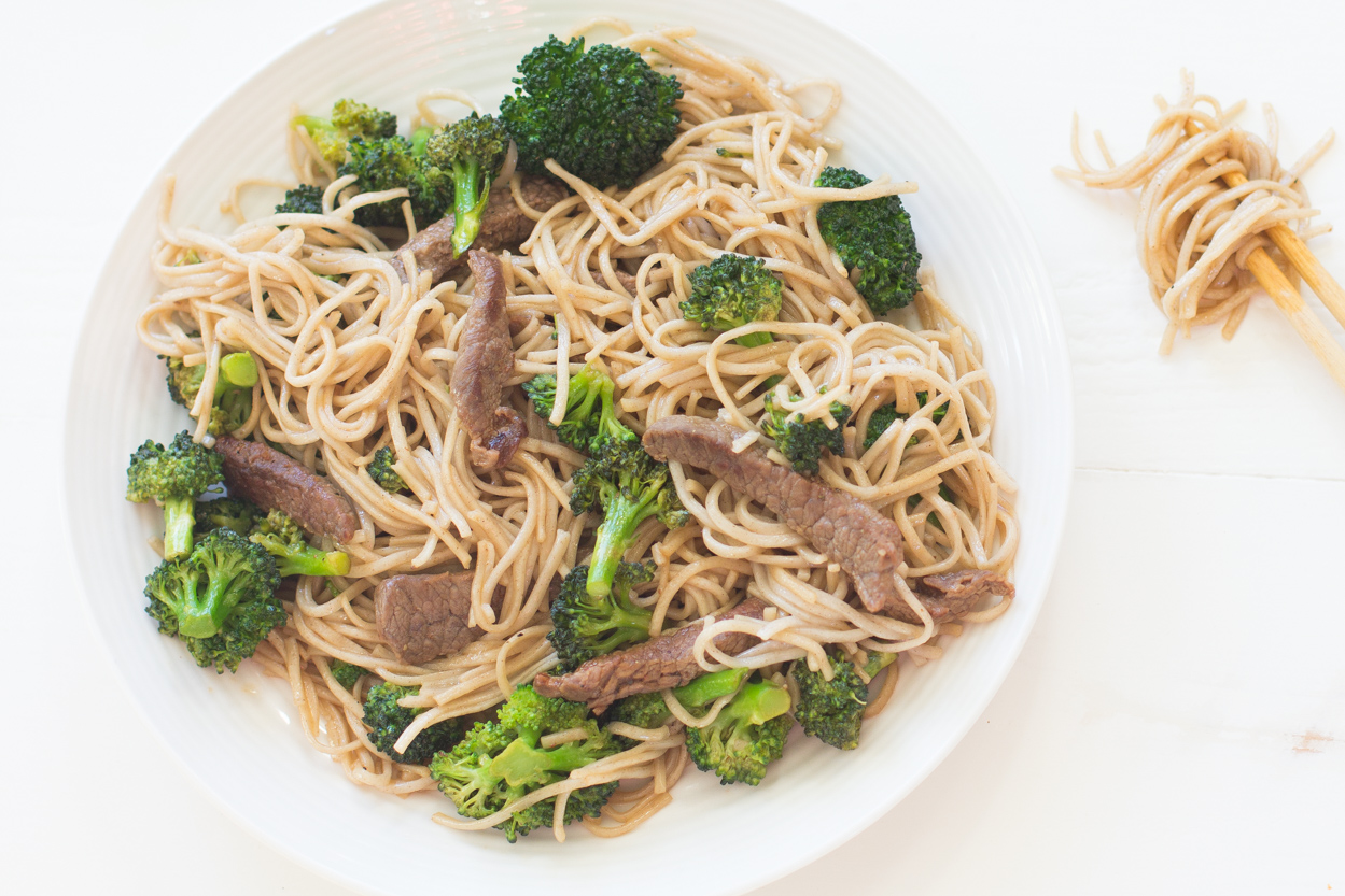 Portobello and Broccoli Soba