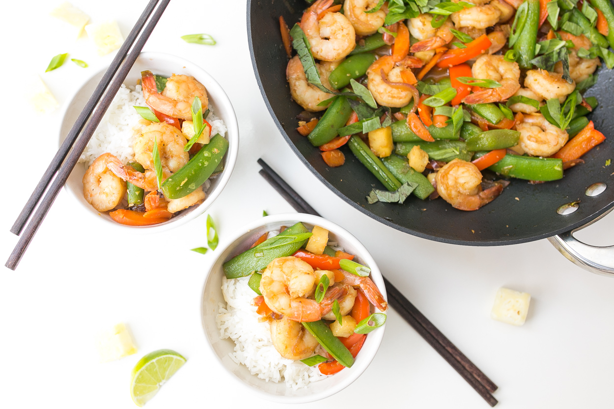 Teriyaki Shrimp Stir-fry
