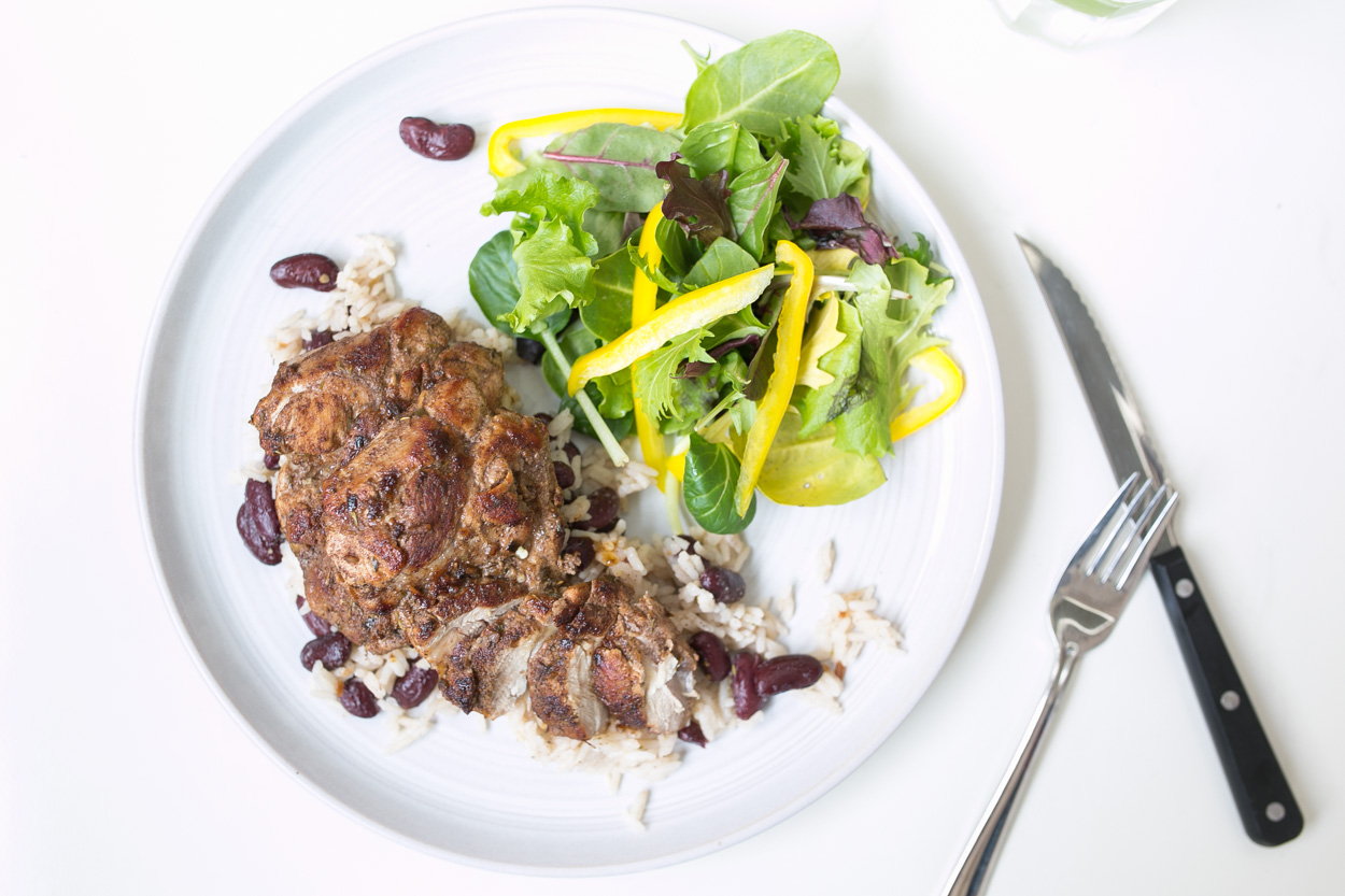 Oven-Roasted Jerk-Marinated Cauliflower