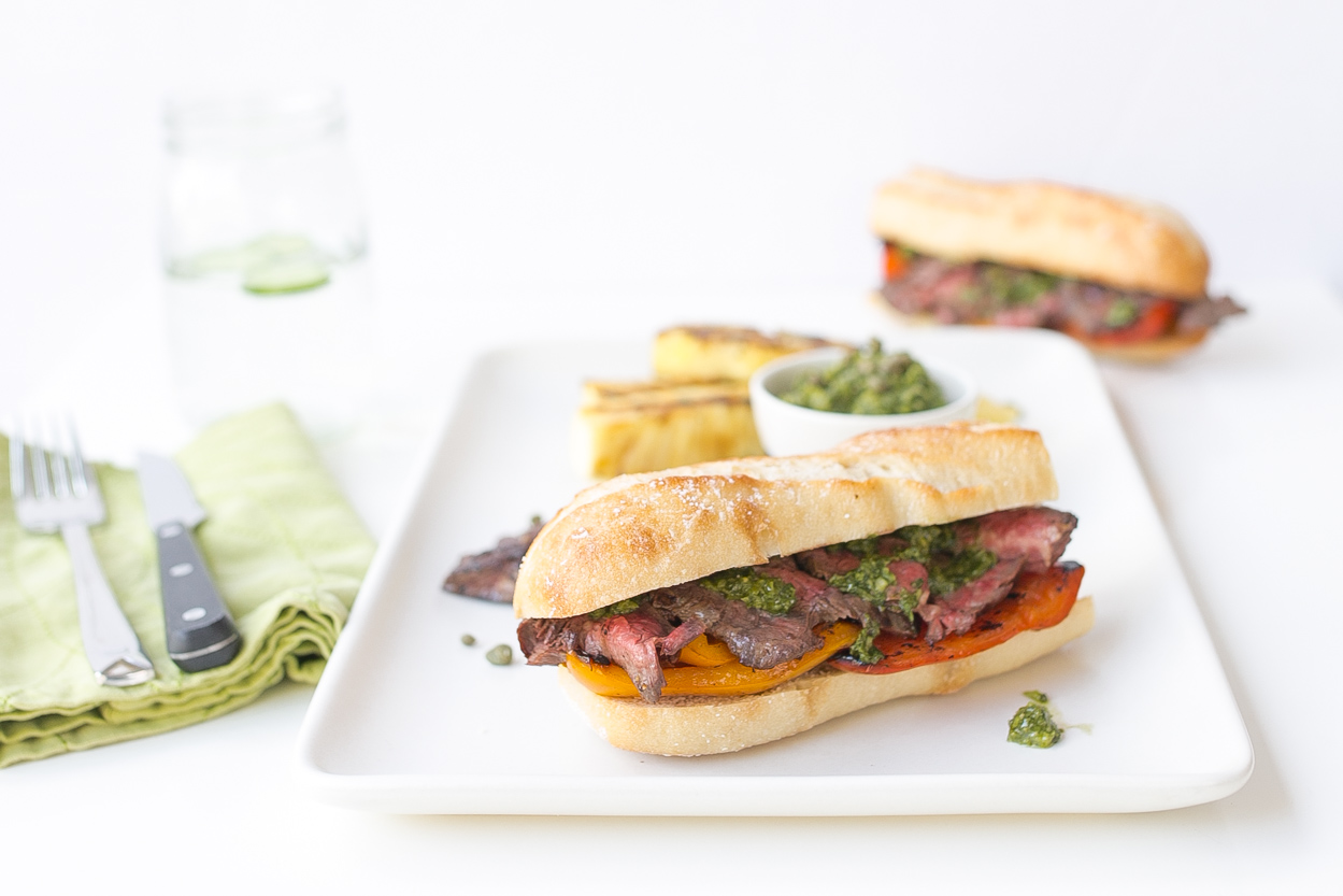 Skirt Steak Sandwiches