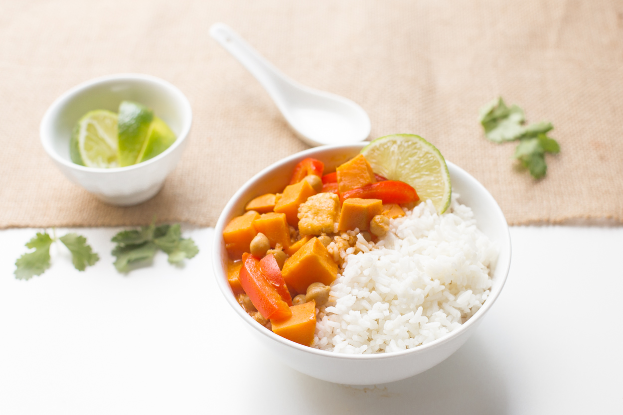 Tofu and Sweet Potato Panang Curry Cook Smarts