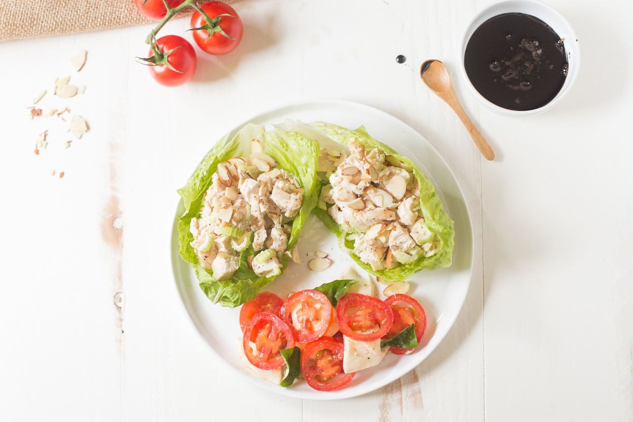 Avocado and White Bean Lettuce Cups