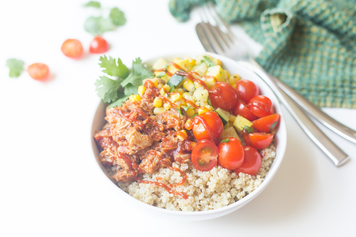 BBQ Pulled Pork Bowls