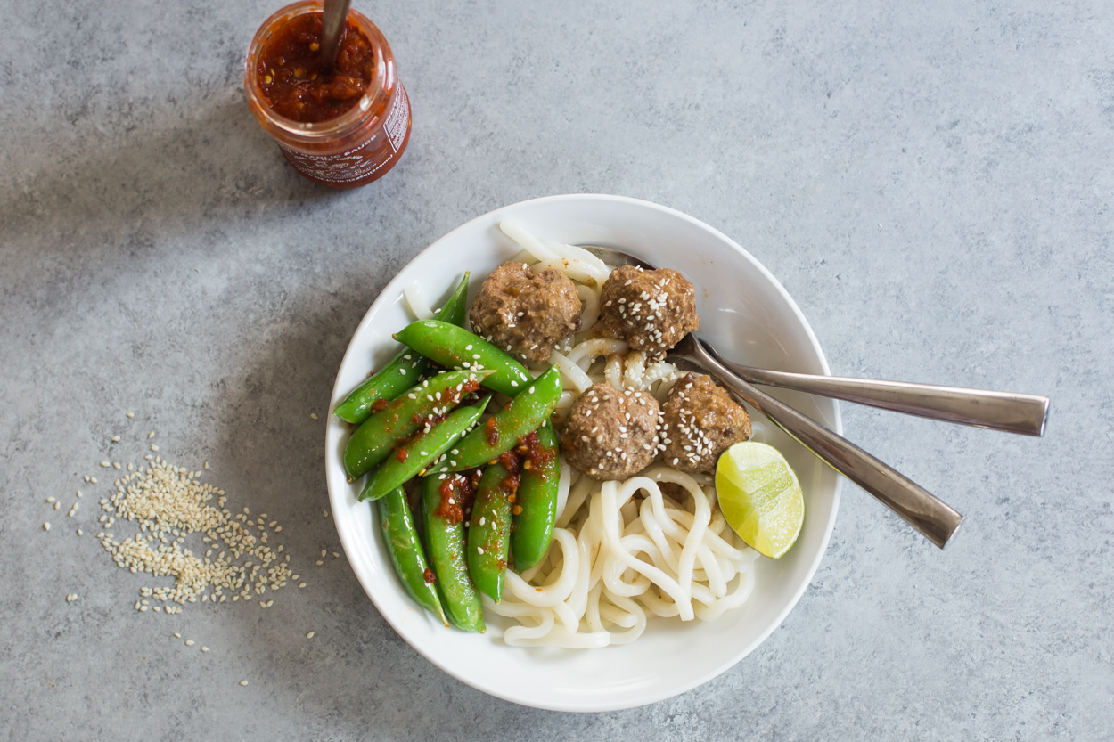 Slow-Cooker Korean Meatballs