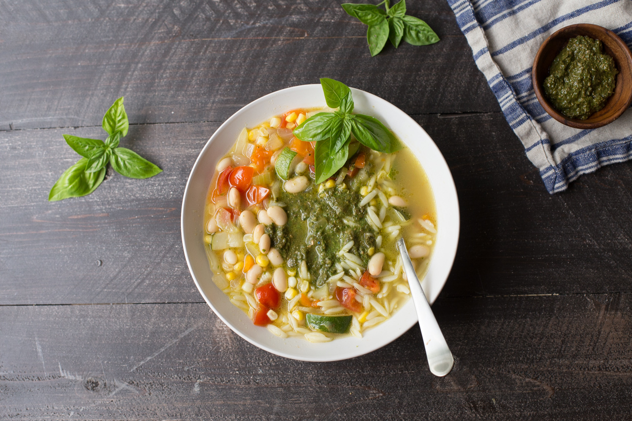 Summer Orzo Soup