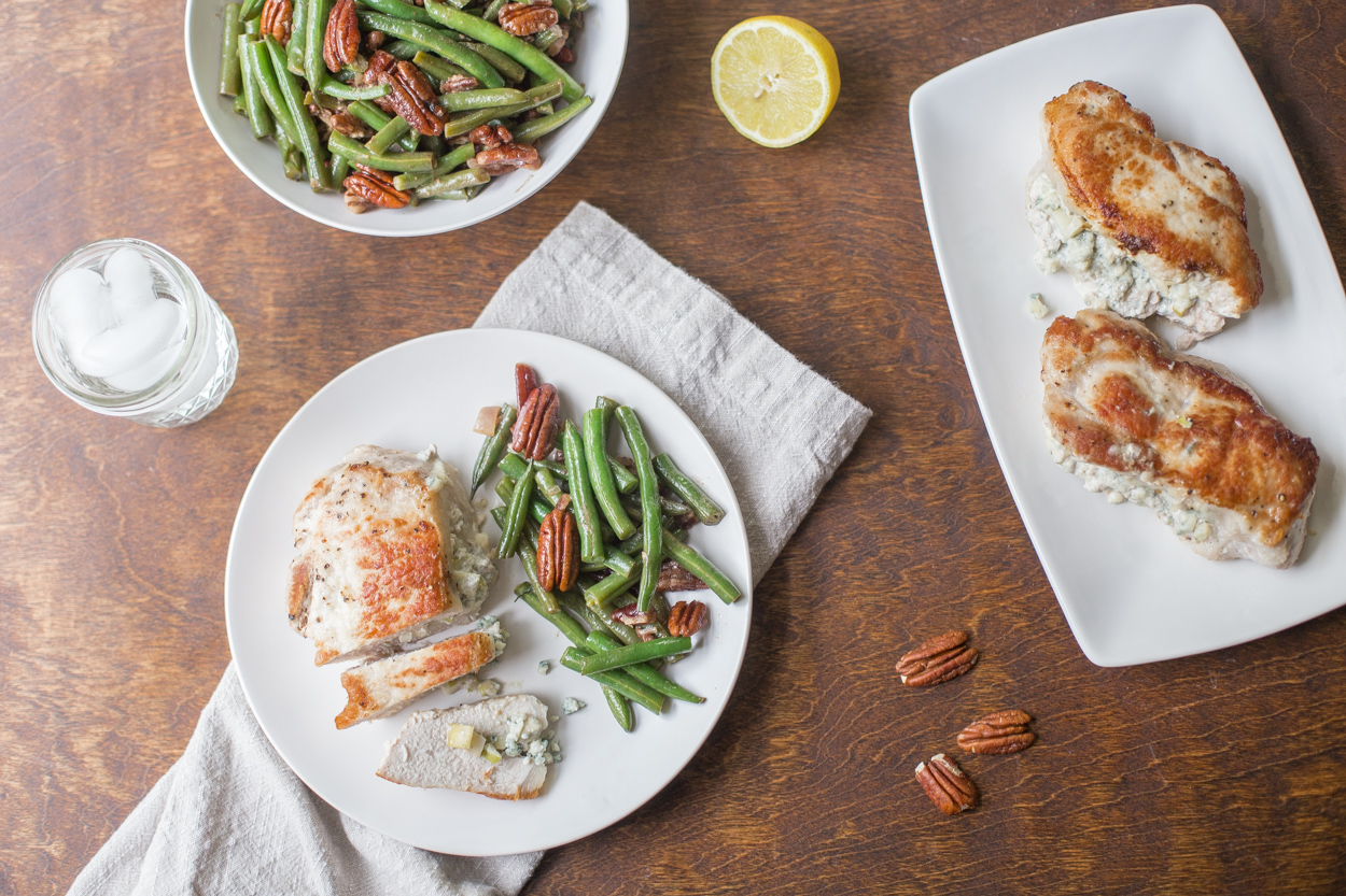 Stuffed Pork Chops with Apples