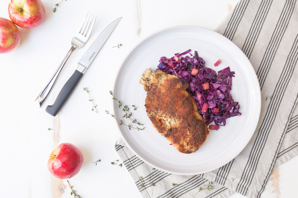 Pork Schnitzel with Dijon Cream