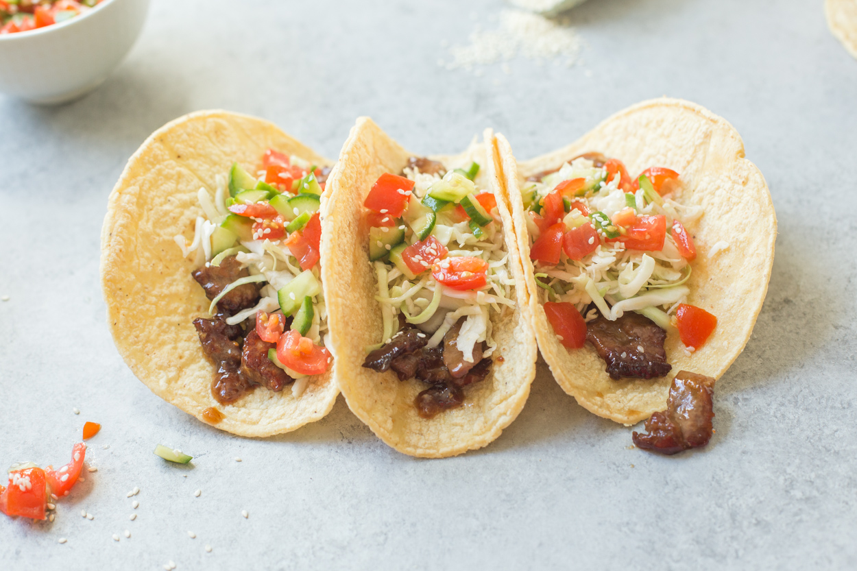 Korean Steak Tacos