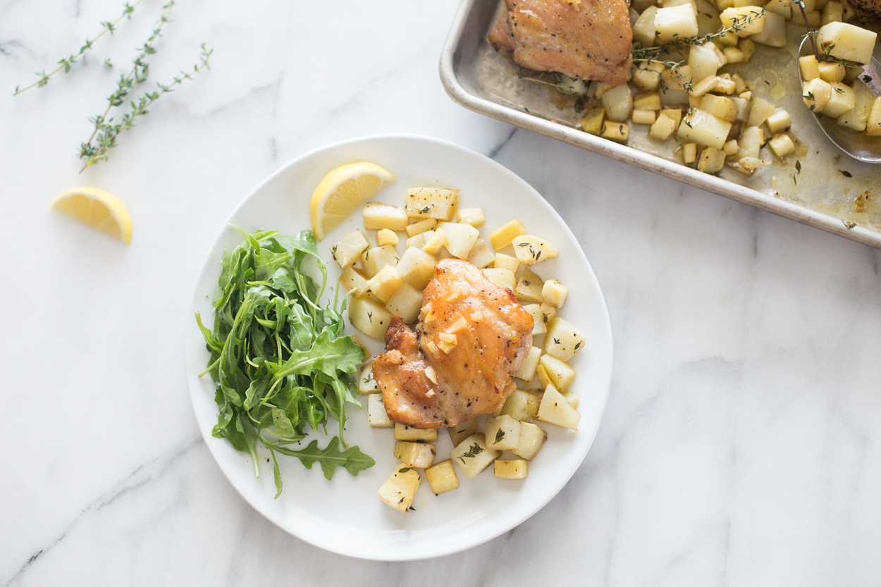 Chicken with Honey Lemon Butter