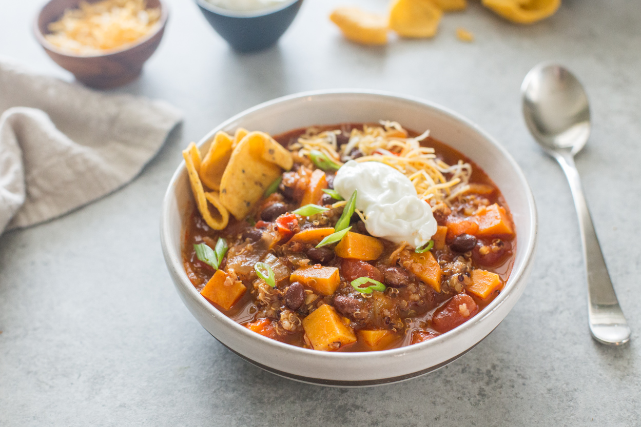 Chipotle Sweet Potato and Quinoa Chili Cook Smarts