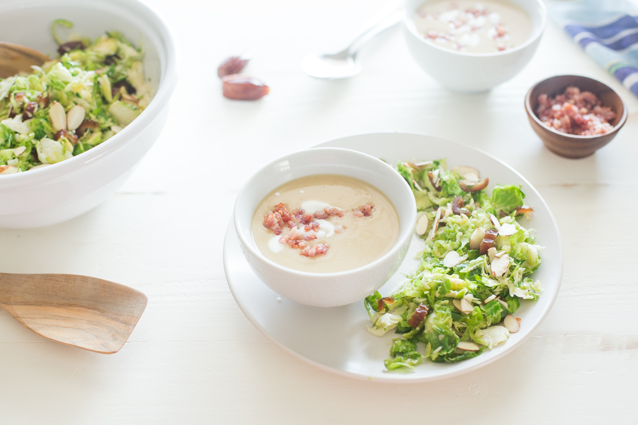 Potato Leek Soup with Pancetta