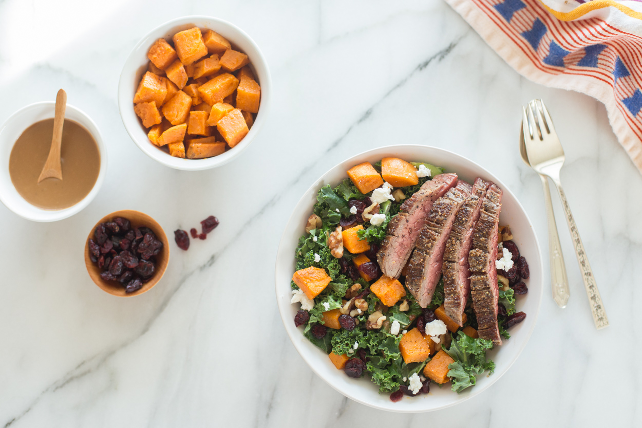 Steak and Kale Salad