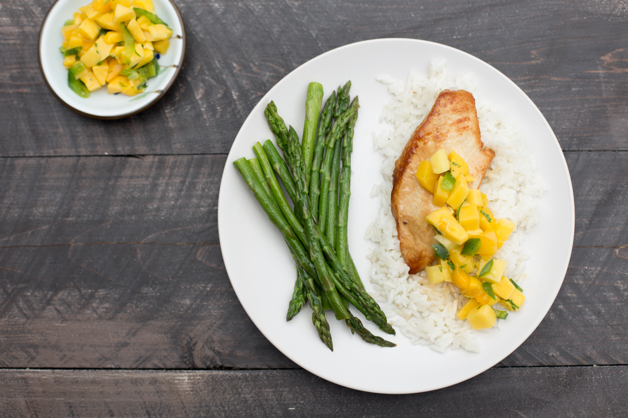 Chicken with Mango Salsa