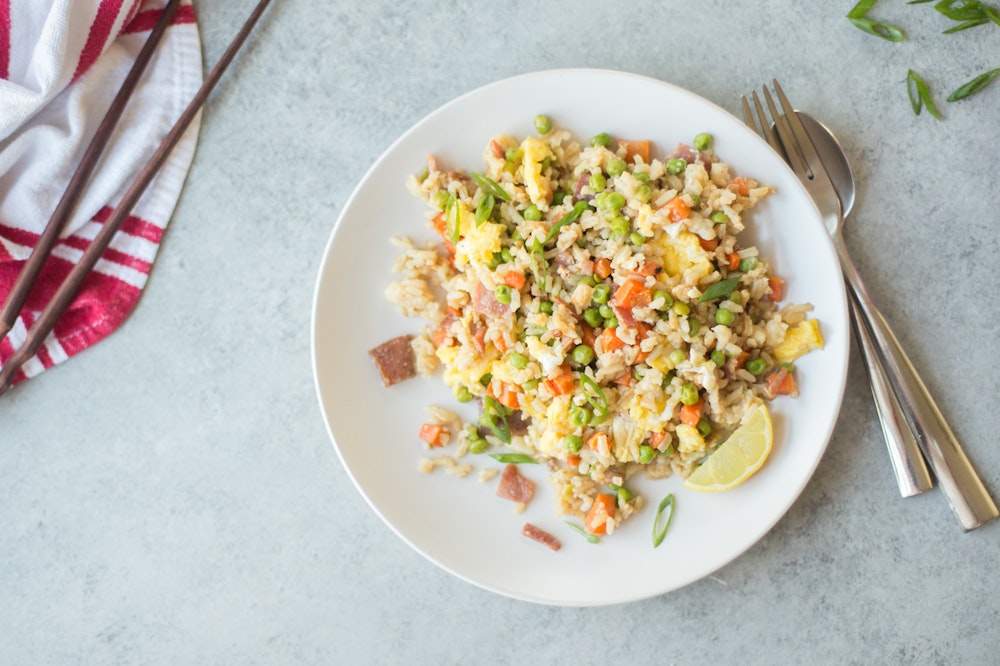 Fried Rice with Crispy Prosciutto