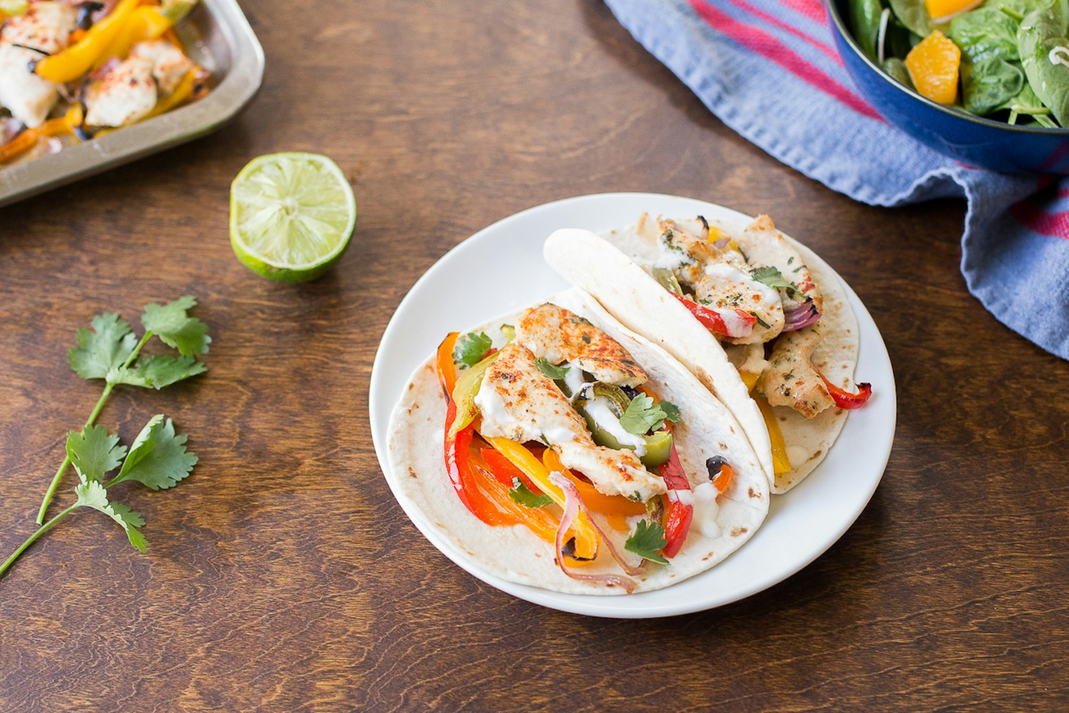 Sheet Pan Chicken Fajitas | Cook Smarts