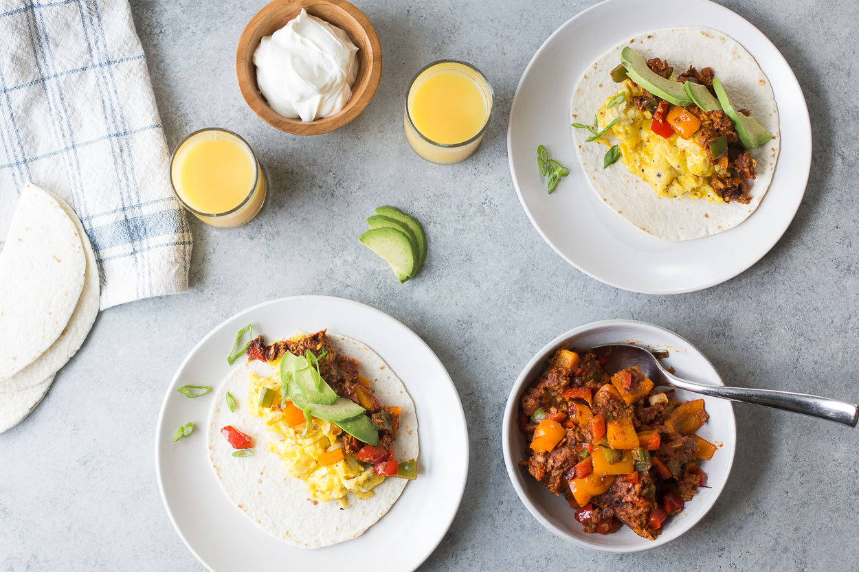 Soyrizo Breakfast Tacos
