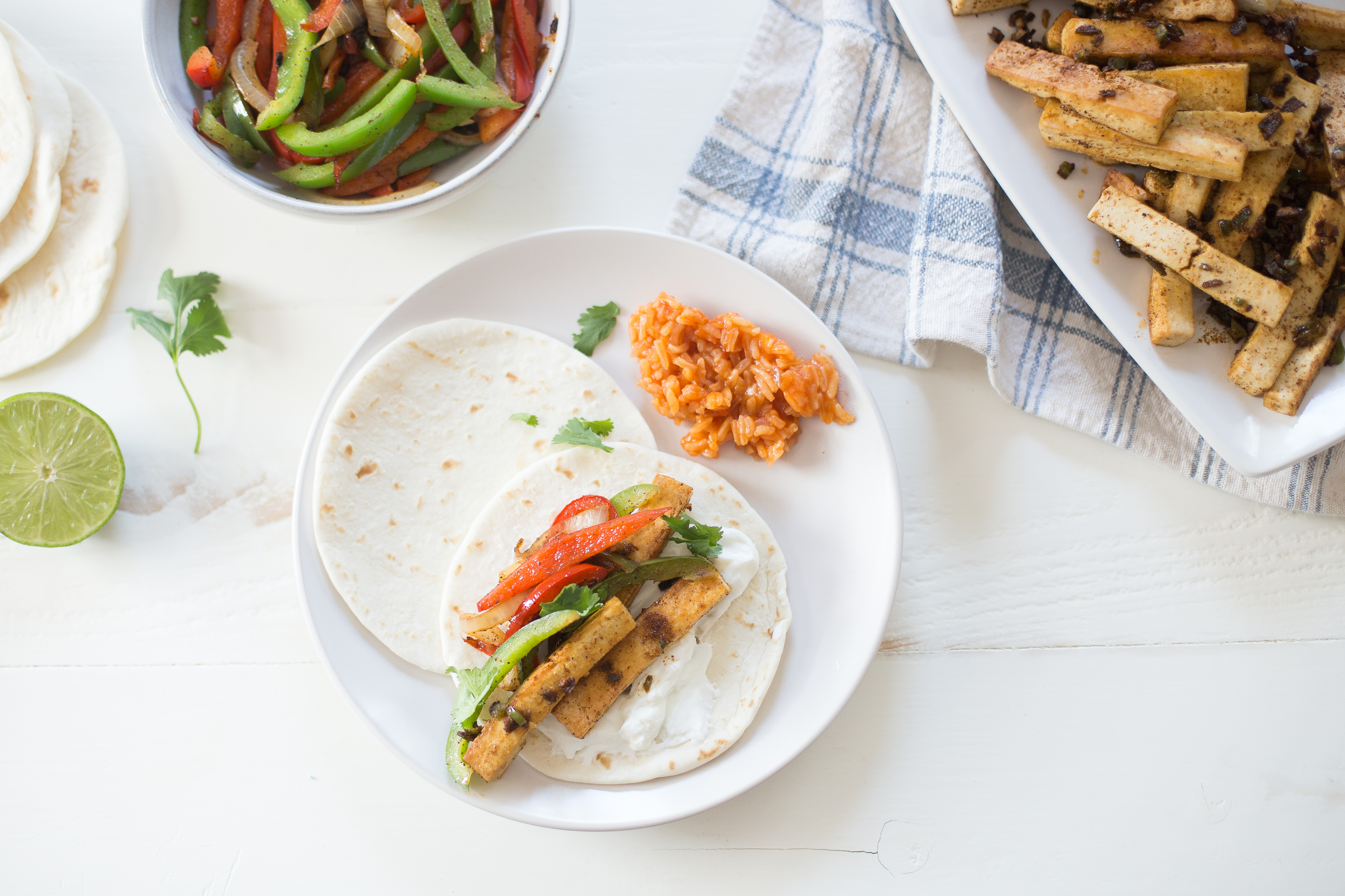 Tofu Fajitas