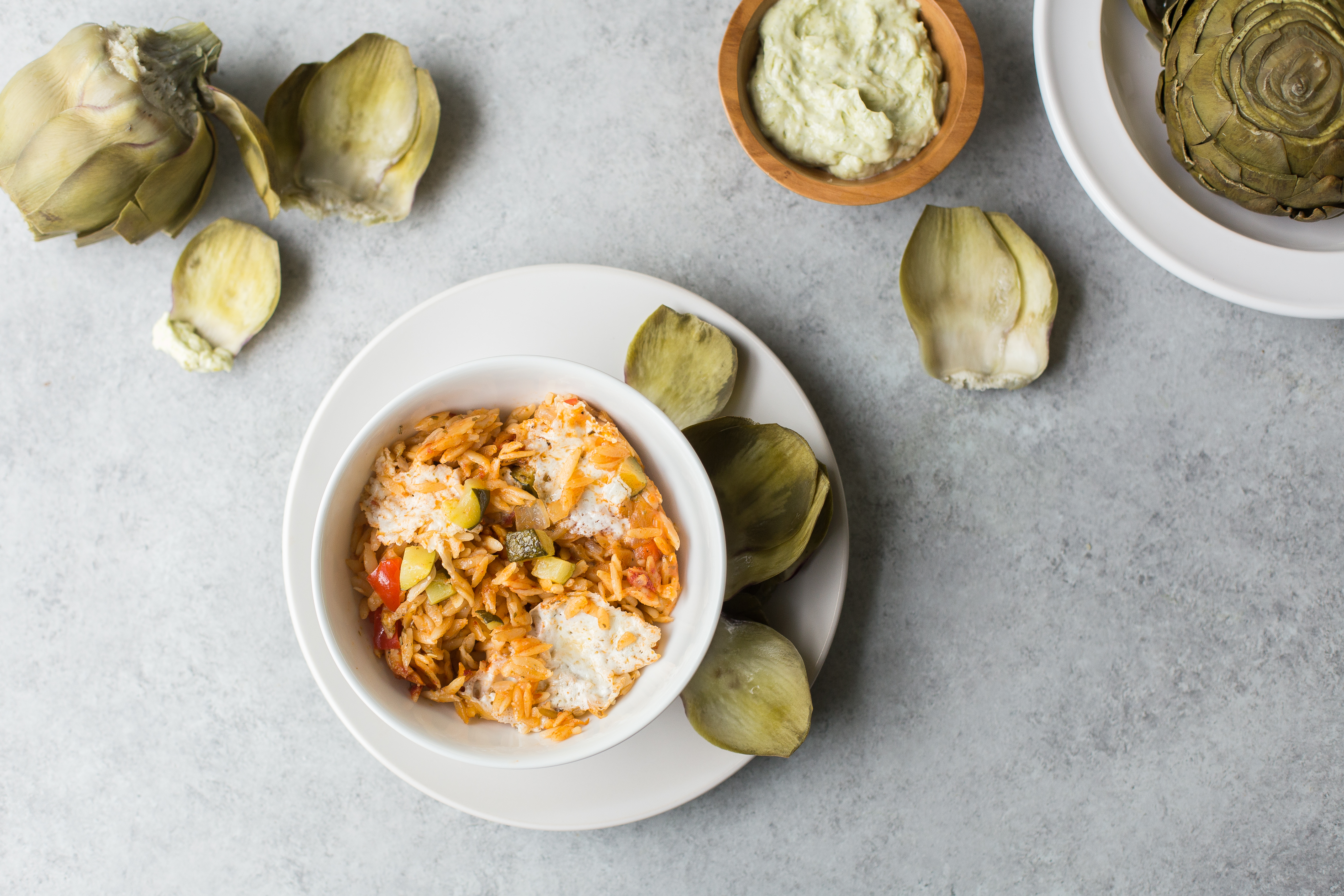 Mediterranean Baked Orzo