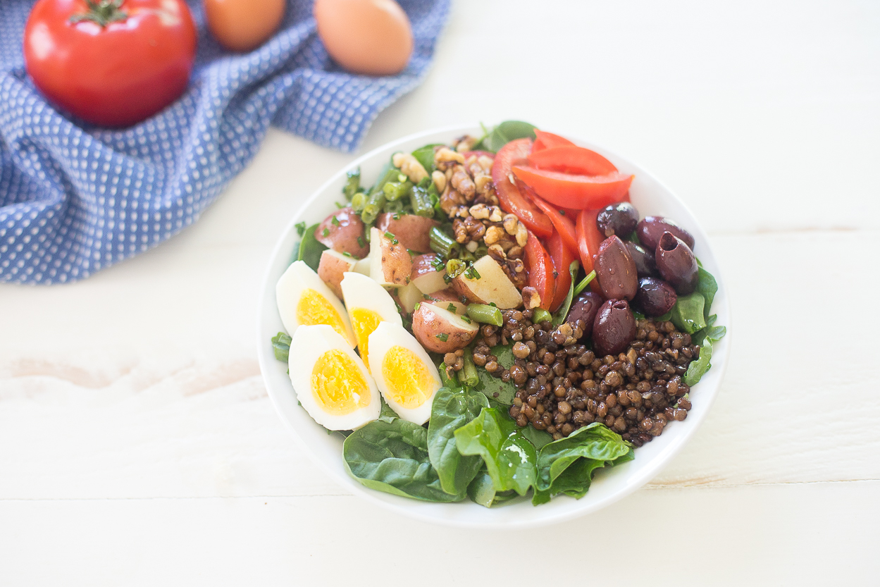 Lentil Nicoise Salad