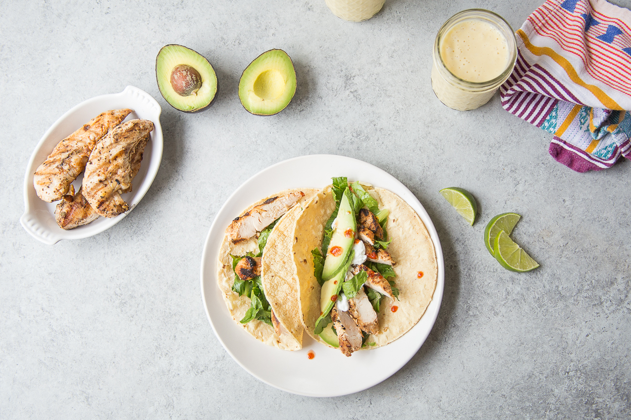 Grilled Tofu and Corn Tacos