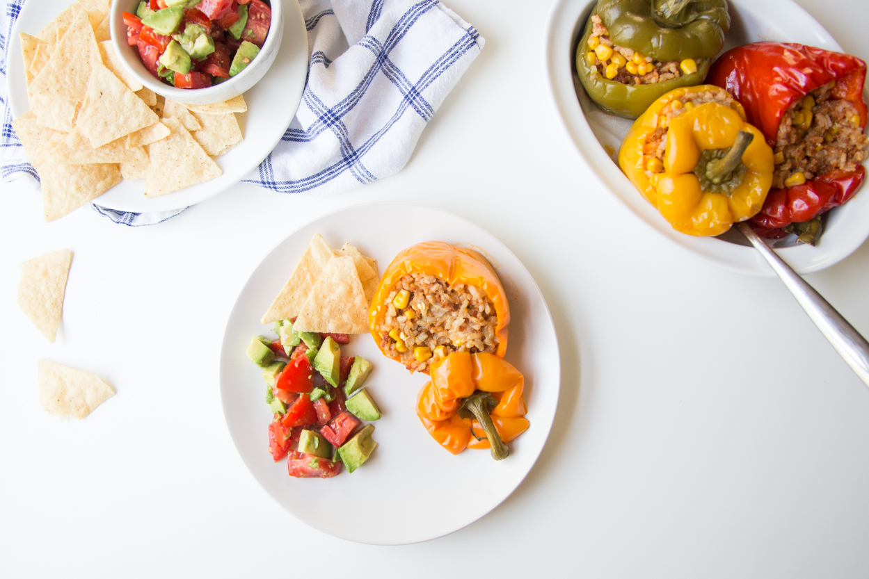 Slow-Cooker Chorizo Stuffed Peppers