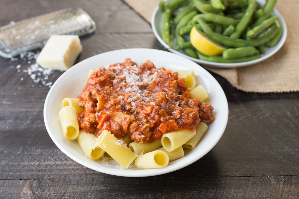 Turkey Bolognese with Pasta