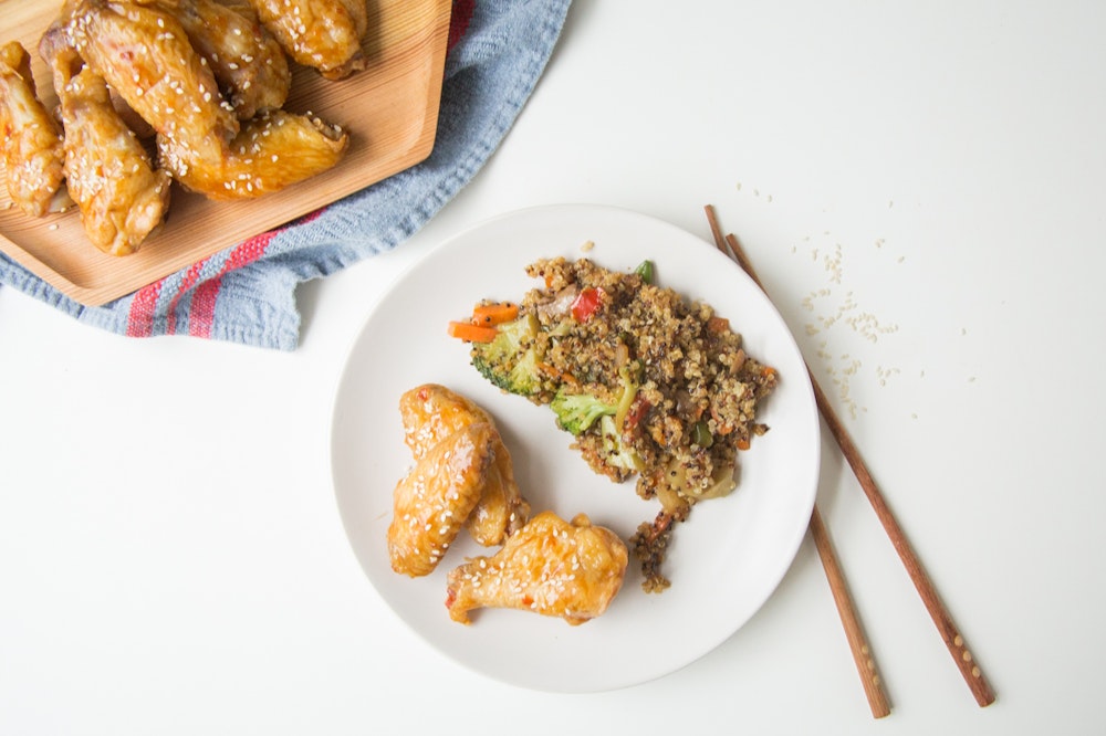 Spicy Miso Chicken Wings and Drumettes 