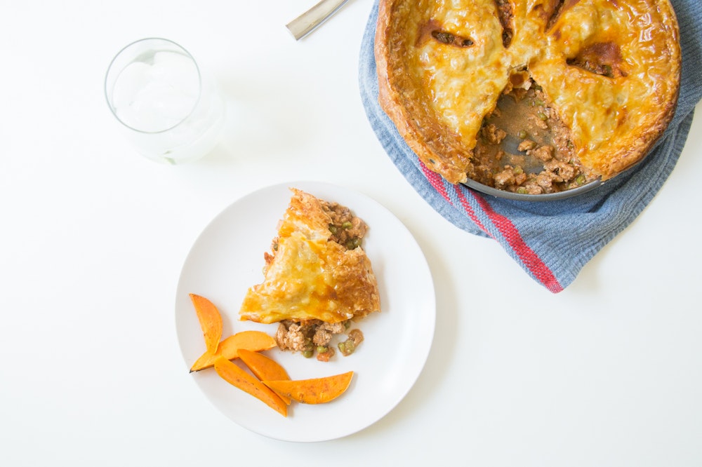 Curried Farro and Lentil Pot Pie 