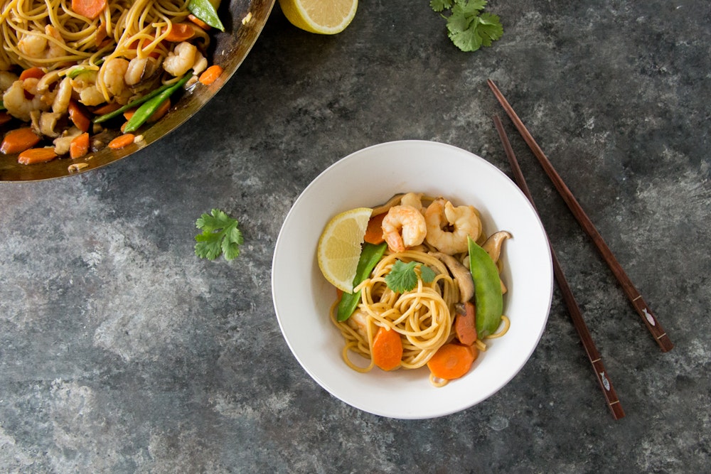 Shrimp and Vegetable Stir-fry 